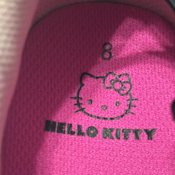 Hello Kitty (Sanrio) Women’s Size 8 Pink, Black, and White Lace-Up Sneakers NWT - Picture 8 of 11